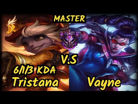 Luskka (TRISTANA) vs VAYNE - 6/1/3 KDA BOTTOM ADC GAMEPLAY - BR Ranked MASTER