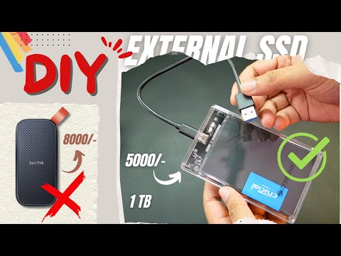 Make Your Own External SSD at Cheaper Cost Using Internal SSD| DIY | Hindi