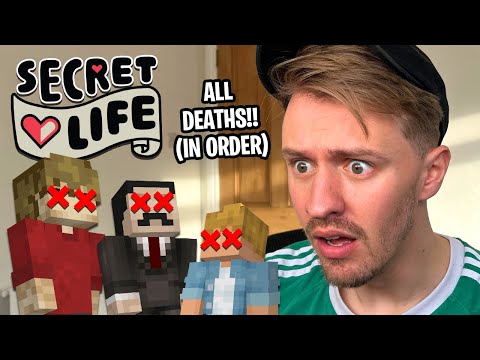 REACTING To Every DEATH In SECRET LIFE SMP!! (Deaths In Order!!)