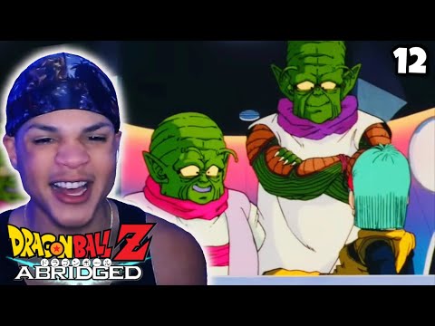 NON DRAGON BALL FAN REACTS TO DBZ ABRIDGED EPISODE 12!!