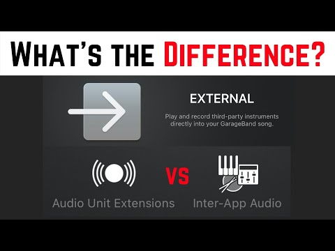 Audio Unit vs Inter-App - what's the difference? (AUv3 vs IAA)