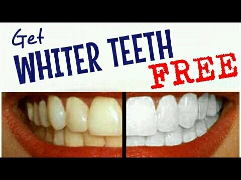 HOW TO GET WHITER TEETH FREE! | Fast & Easy | Cheap Tip #195