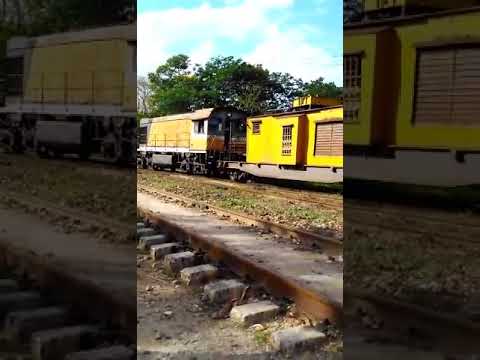 Loco TGM8K 38033 with empties from CAI Siboney through Camaguey Talleres! March 2021!!!