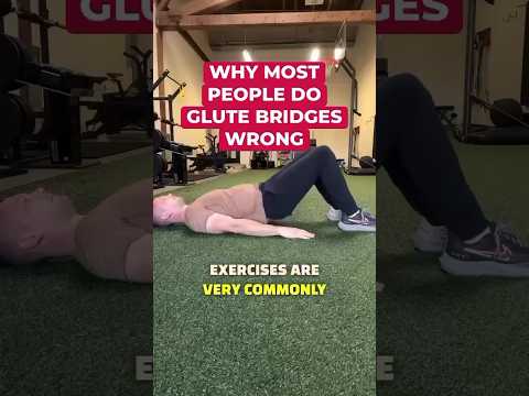 80% of people do these wrong! #fitness #glutes #glutesworkout #gluteworkout #glutebridge #fit