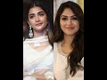 Trendingshorts Poojahegde Mrunalthakur Samecolourdress Plz Subscribe My Channel