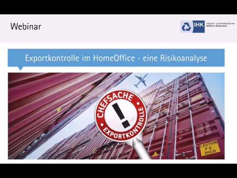 Webinar Homeoffice und Exportkontrolle 10. Sept 2020