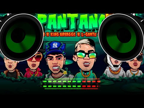 PANTANO RMX - King Savagge, Drako mafia, Marcianeke, L-Gante, Jordan 23, Cris Mj  (Bass Boosted)