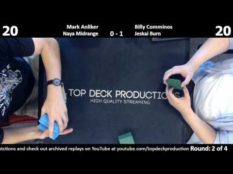Modern w/ Commentary 6/6/17: Mark Anliker (Naya Midrange) vs. Billy Comminos (Jeskai Burn)