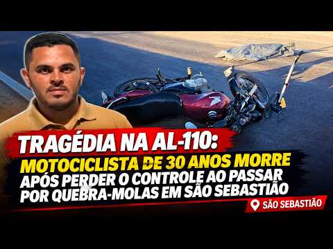 MOTOCICLISTA DE 30 ANOS MORRE APÓS PERDER O CONTROLE AO PASSAR POR QUEBRA-MOLAS EM SÃO SEBASTIÃO
