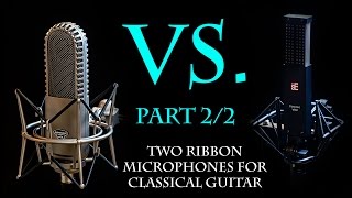 Video thumbnail for Comparing two ribbon mics with classical guitar, part 2/2 by Tuomas Kourula - Guitarist