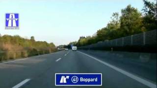 preview picture of video 'A61: AK Koblenz - AS Rheinböllen (3x)'