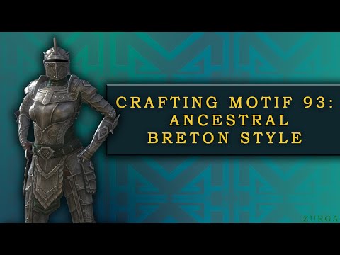 Crafting Motif 93: Ancestral Breton Style | High Isle | ESO