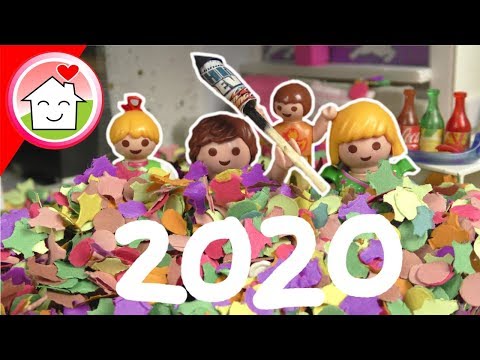 Playmobil Familie Hauser - Konfetti Silvester Party 2019 - Video für Kinder