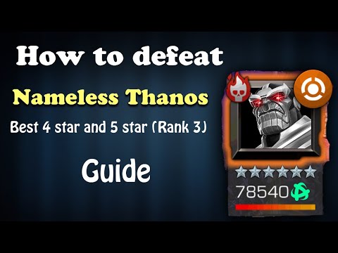 How to Defeat Nameless Thanos(Uncollected)- Marvel Contest of Champions
