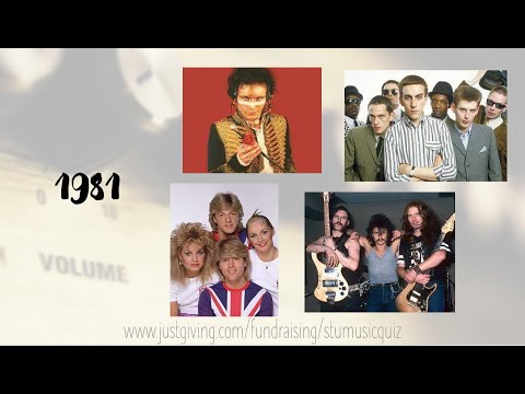 Stu's Music Quiz 19 - 1981