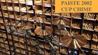 Video thumbnail for PAISTE 2002 CUP CHIME 5” , 5.5” , 6” , 6.5” , 7” , 7.5” , 8"/ カップチャイム by Drum Shop ACT