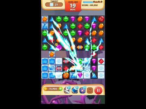 Jewel Match King Level 382 - Walkthrough ( No Booster )