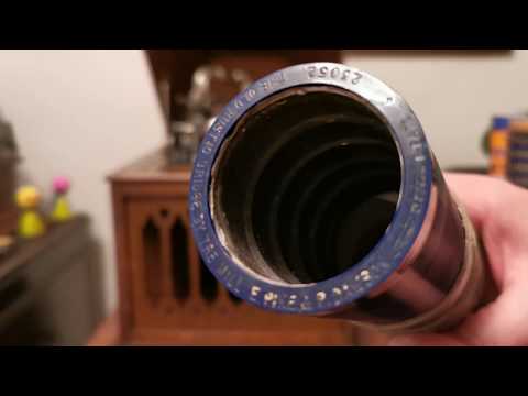 The Old Rustic Bridge By The Mill - E Pike & P Dawson - Edison Amberola VIII - Blue Amberol Record