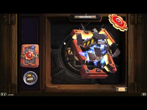 Hearthstone - Opening 7 boosters Gobelins vs Gnomes