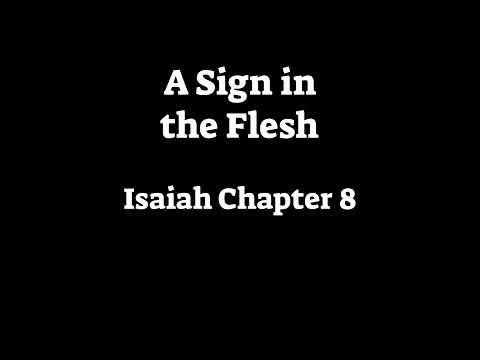 Trusting God in Judgment: The Signs of Immanuel and the Call to Faith - Isaiah Chapter 8