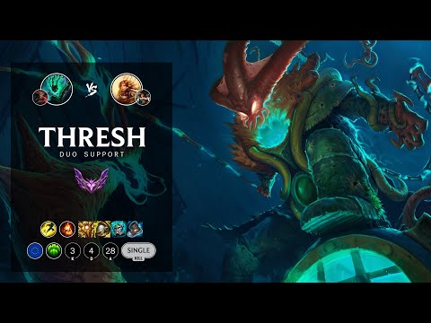 Thresh Support vs Leona - EUW Master Patch 12.9