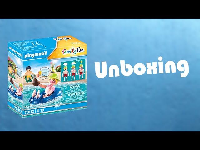 Vídeo relacionado con PLAYMOBIL Family Fun Nadador con Flotador, a Partir de 4 años