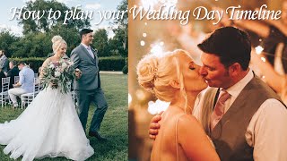 How to Plan Your Wedding Day Timeline // How we Managed our DIY Wedding