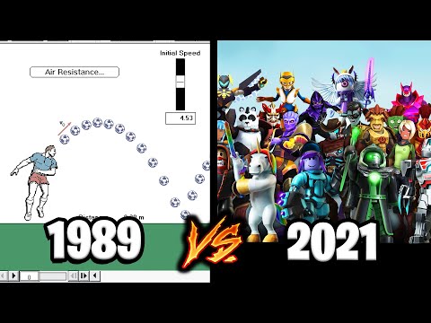 Evolution of ROBLOX - From 1989 to 2021 - YouTube