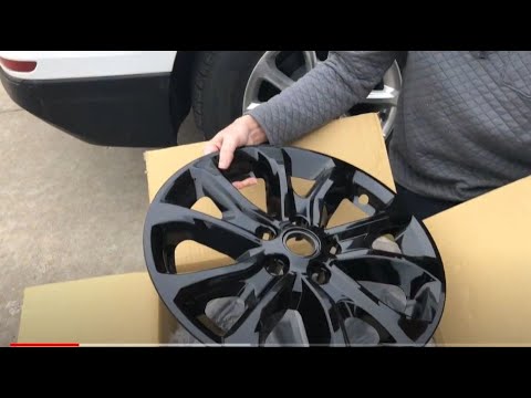 How to install Wheel Skins on a Chevy Equinox, Installing wheel skins is a cheap upgrade-looks wow!