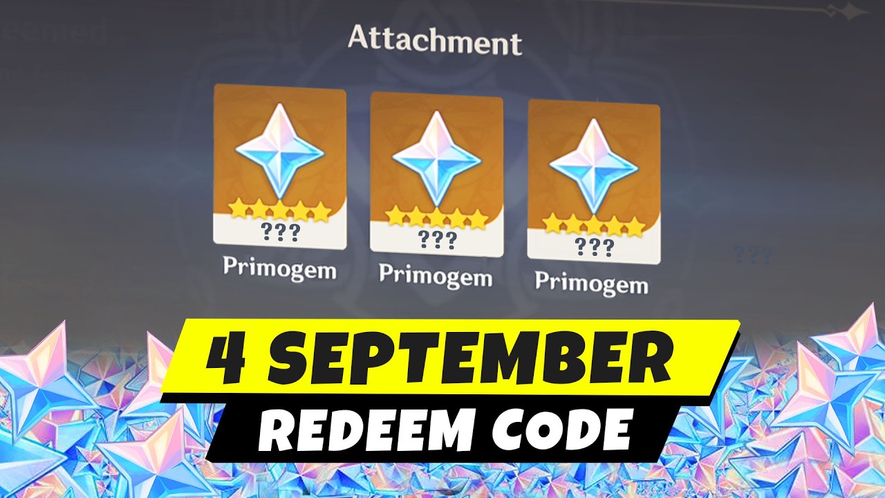 Genshin Impact New Redeem Code (4 September) | How to Redeem Code Genshin Impact 7.0