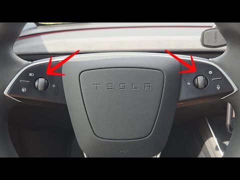 Tesla Model Y Juniper Steering Wheel Buttons Explained