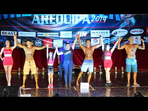 MEN PHYSIQUE NOVEL SENIOR más de 1.78 m. - MISS & MISTER AREQUIPA 2019