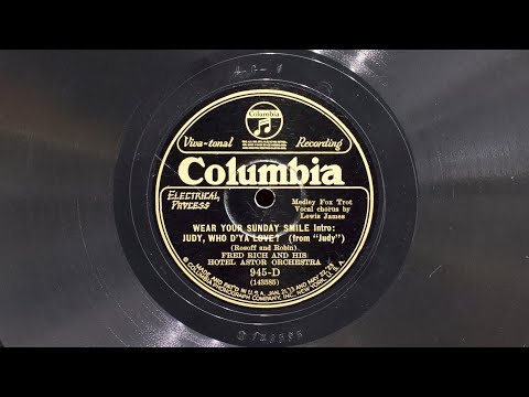 Wear Your Sunday Smile • Fred Rich and His Hotel Astor Orchestra (EMG Mark Xb Oversize Gramophone)