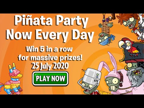 Plants vs. Zombies 2: Piñata Party (25/7/2020)