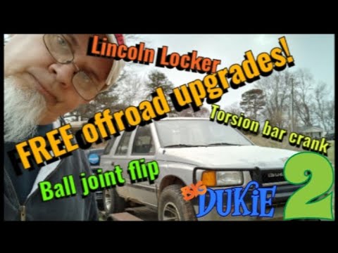 Isuzu Rodeo torsion bar crank and ball joint flip - Big DUKiE EP 2