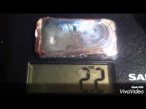 Melting my own silver bar