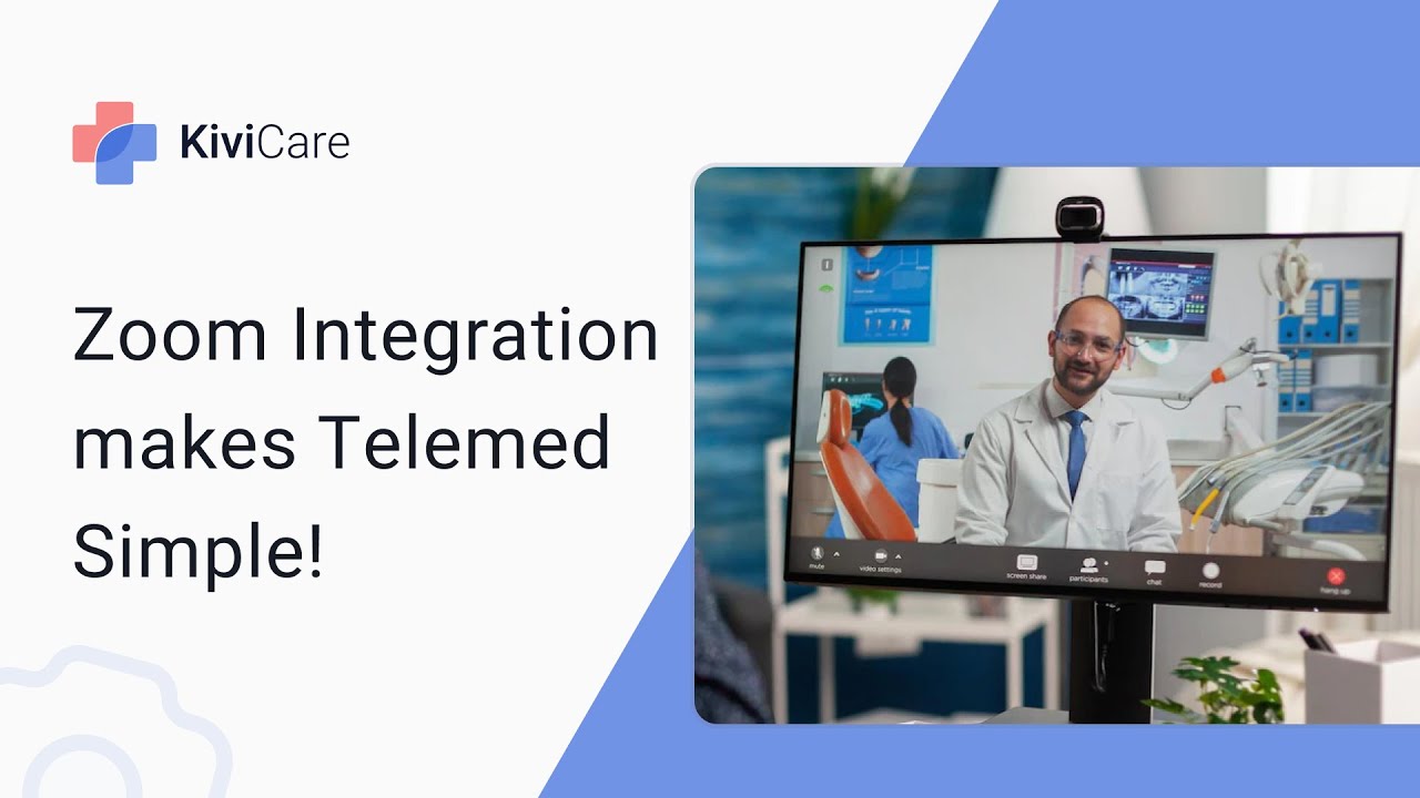 Our New Zoom Integration makes Telemedicine Simple! | KiviCare | Iqonic Design
