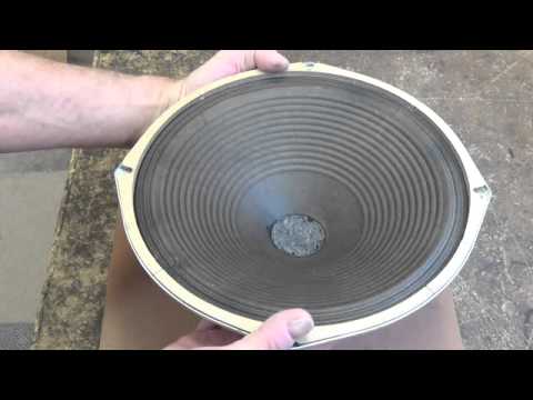 Vintage Speaker Cone Renovation and Repair without Re-Coning