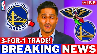 🏀🔥 PELICANS MAKING A 3-FOR-1 TRADE WITH THE WARRIORS? SEE WHAT HAPPENED! WARRIORS NEWS