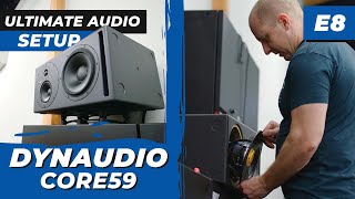 Video thumbnail for The BEST Garage Build EVER - E8: Dynaudio Core 59 Audio System (Dream Garage Speaker Setup!) by Obsessed Garage