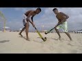 Sambahockey op het strand in Rio