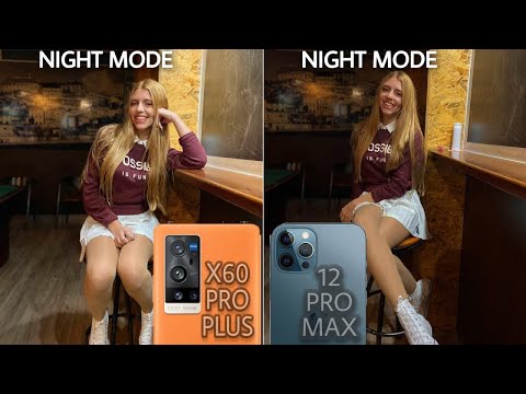 Vivo X60 Pro Plus VS iPhone 12 Pro Max Night Mode Camera Comparison