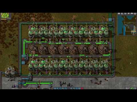 Factorio Pure Belt Based Kovarex Enrichment Setup