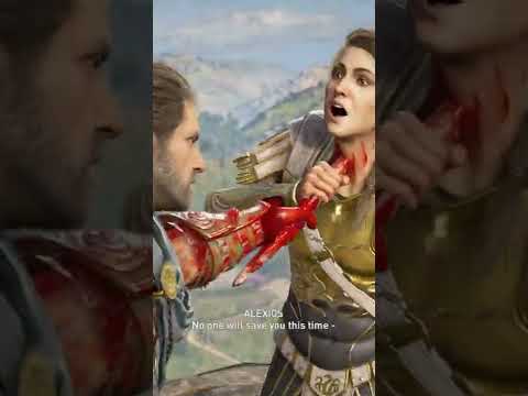 I KILLED KASANDRA IN ASSASSINS CREED ODYSSEY #shorts #short #assassinscreed