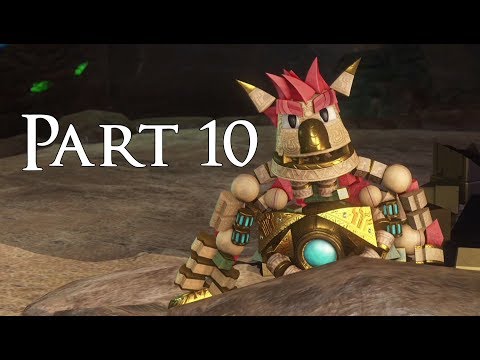 Knack 2 Walkthrough Gameplay Part 10 - The Stony Barrens (PS4 Pro 60 fps)