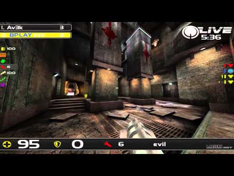 evil vs Av3k - DreamHack Winter 2013 Group C Round 7 (Quake Live VOD)