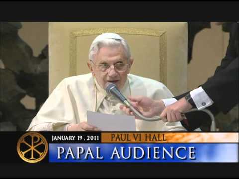 Papal Audience - Pope Benedict XVI - 01-19-2011
