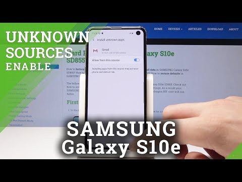 How to Enable Unknown Sources in SAMSUNG Galaxy S10e – Allow App Installation