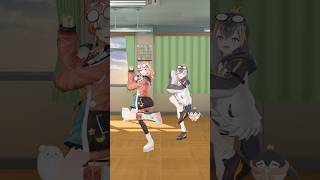 博衣こよりさんの爆ラブ＋ケミストリー ペトラ姉と踊ってみたよ🦭🐧🧡　#爆ラブ #爆ラブダンス #博衣こより #にじさんじ #ペトラグリン #五十嵐梨花 #shorts #Vtuber