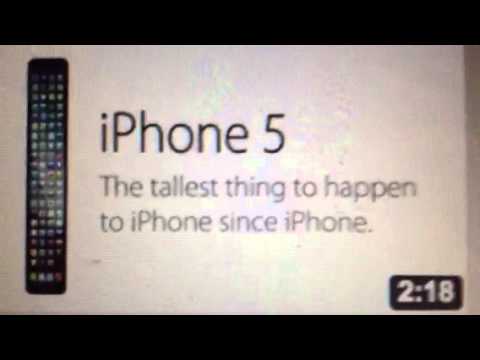 The iPhone 5 (Parody) Ad: The Taller Change